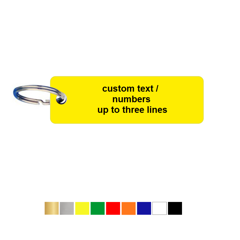 Personalised Key Tags | Customised Key Labels | CombiCraft Australia
