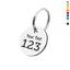 Acrylic Tags With Number and Text Engraving