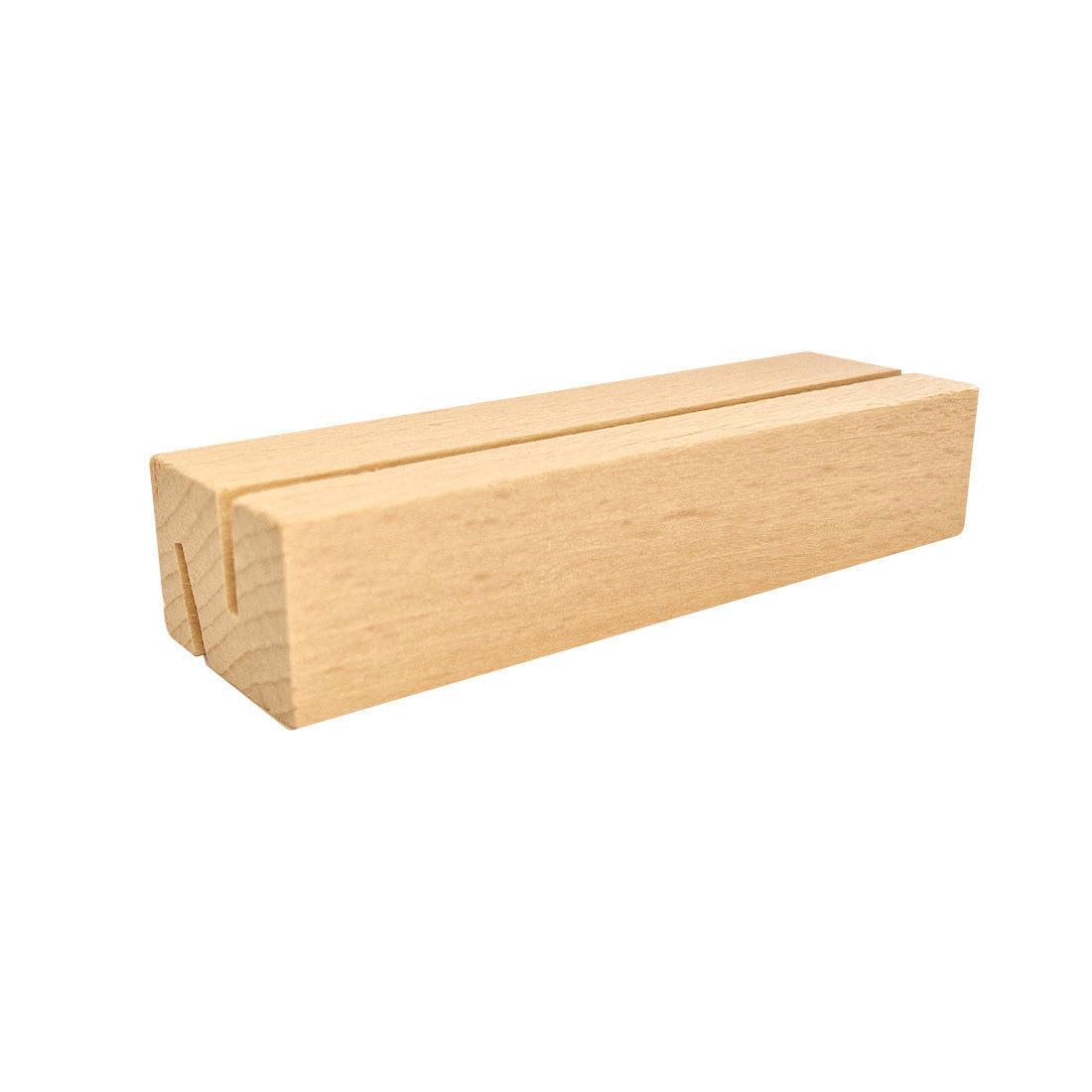 Beech Wood Slotted Menu Base 100x30mm