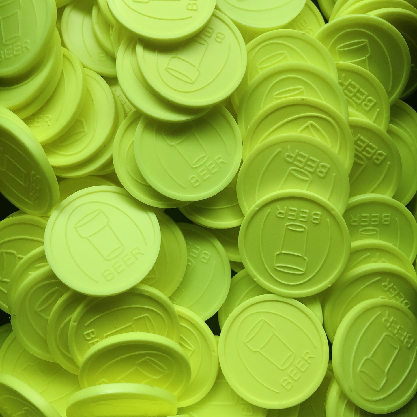 Plastic Drink Tokens Beer Glass 29mm