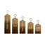 Rectangle Aluminium Hotel Key Tags | Bercy | With Engraving