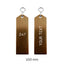 Rectangle Aluminium Hotel Key Tags | Bercy | With Engraving