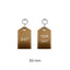 Rectangle Aluminium Hotel Key Tags | Bercy | With Engraving