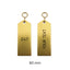 Rectangle Aluminium Hotel Key Tags | Bercy | With Engraving