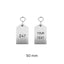 Rectangle Aluminium Hotel Key Tags | Bercy | With Engraving