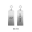 Rectangle Aluminium Hotel Key Tags | Bercy | With Engraving