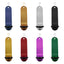 Collection Image Of  All Available Colour of Big Classic Aluminium Hotel Key Tags With S-hook Fastener and Black Rubber Ring