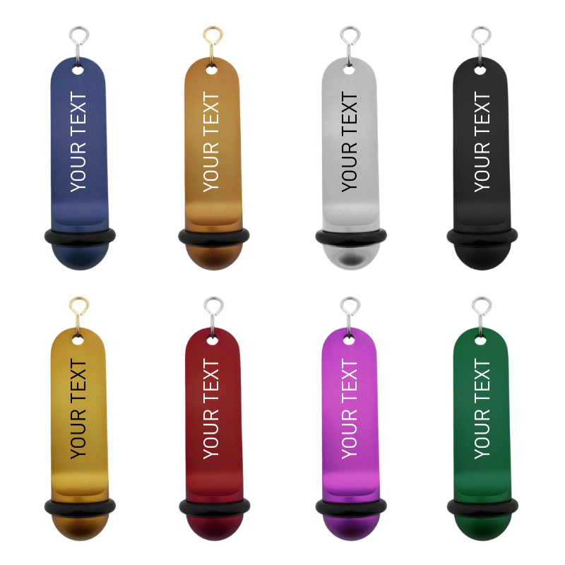 Personalised Aluminium Hotel Key Tags | Classic Retro Design in 8 ...