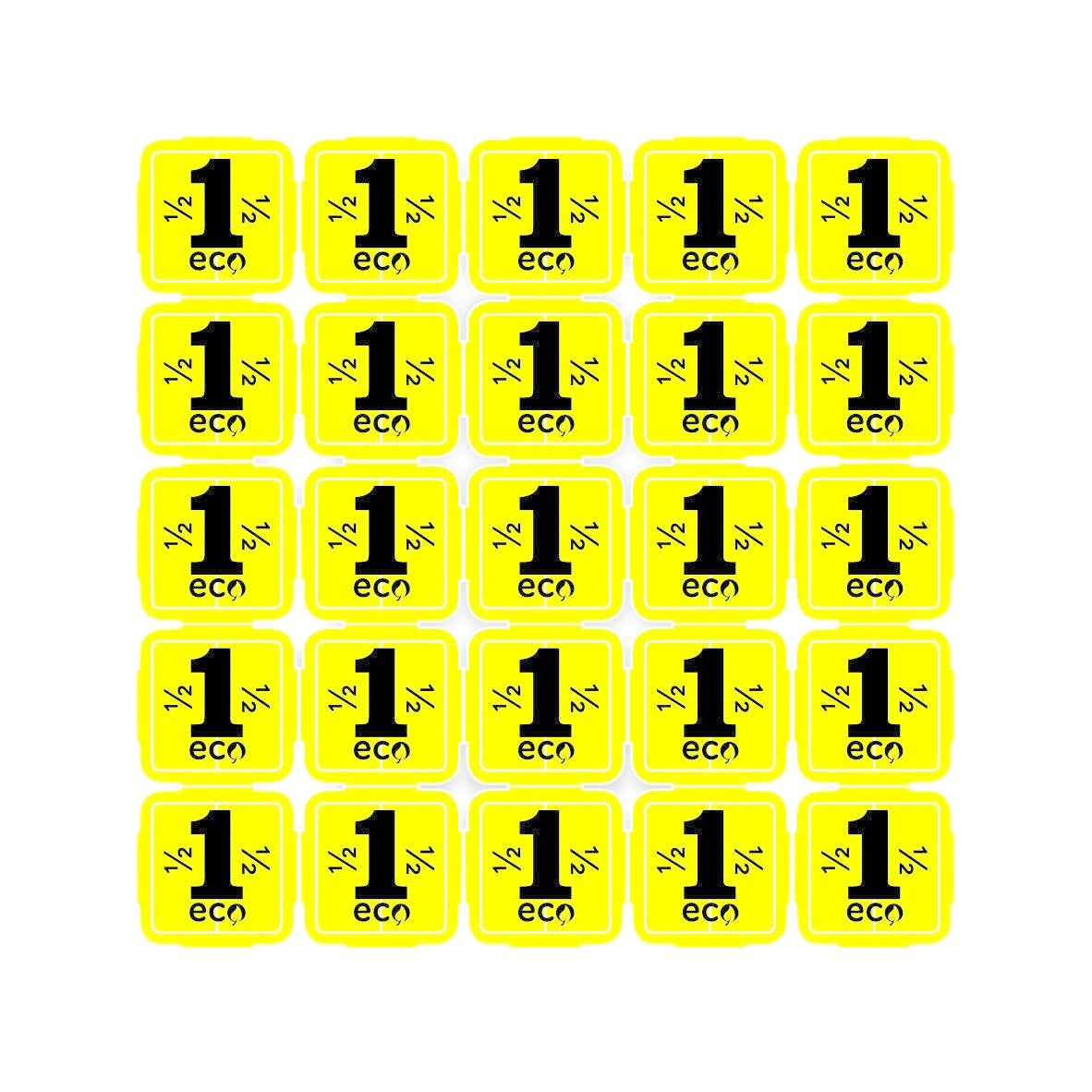 Yellow Raffle Token Event Tokens From 100% Recycled Plastic | Break-off Festival Tokens ...