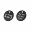 Black Anodised Aluminium Identification Tags