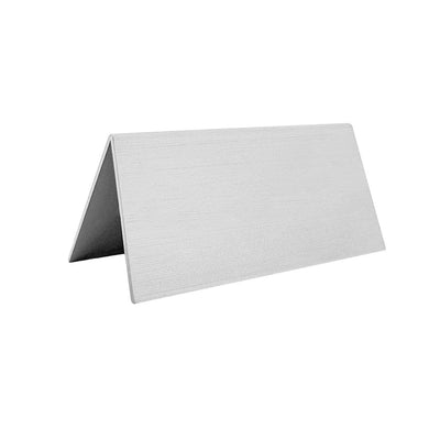 Blank Silver Aluminium Table Sign A-Frame 100x50mm 