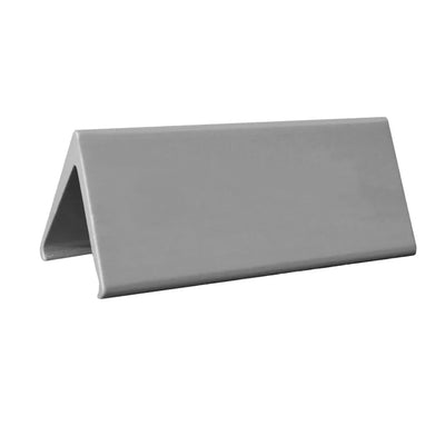 Plain Silver Table Sign 120x55mm 