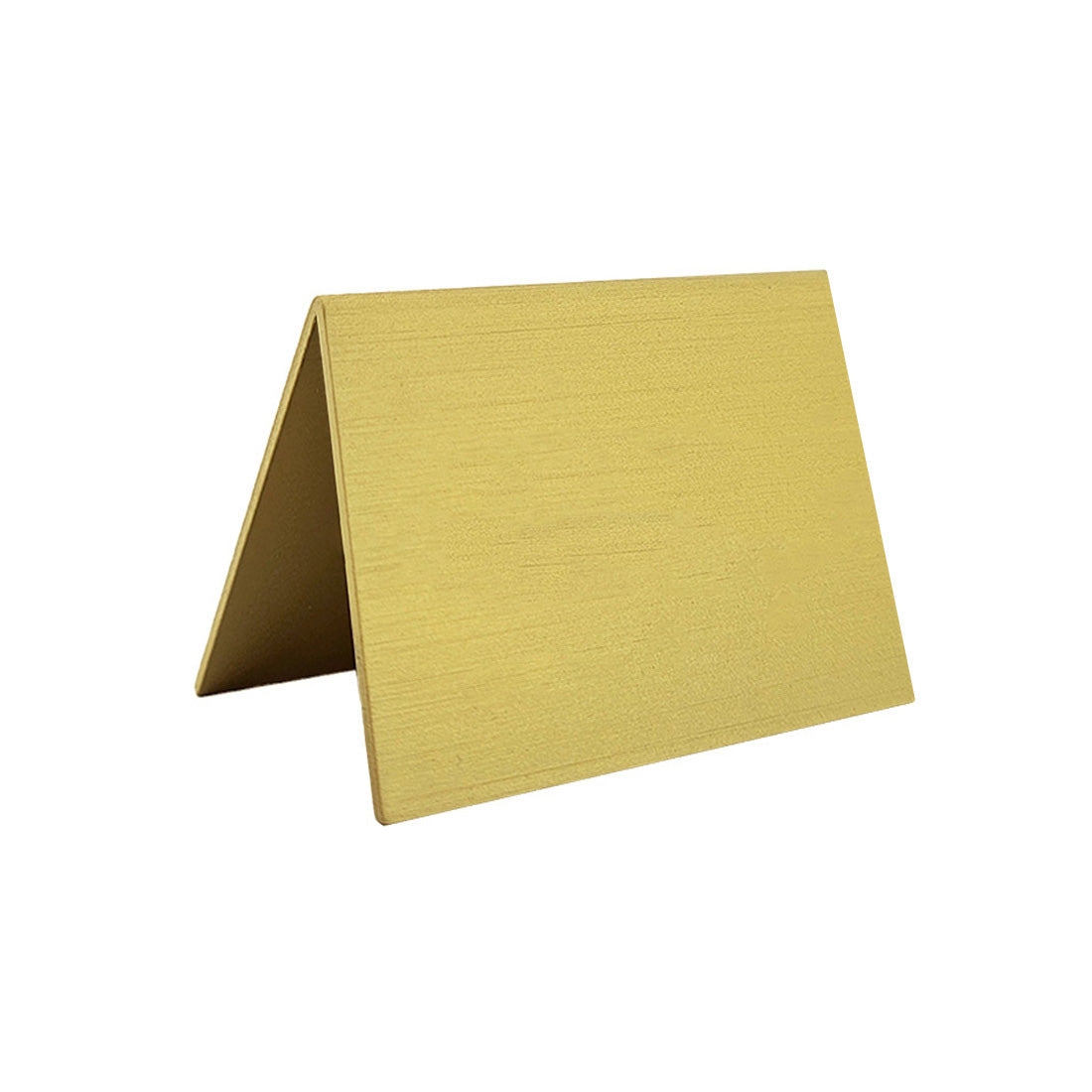 Blank A-Frame Table Signs | Small Gold Aluminium Table Sign | Plain ...