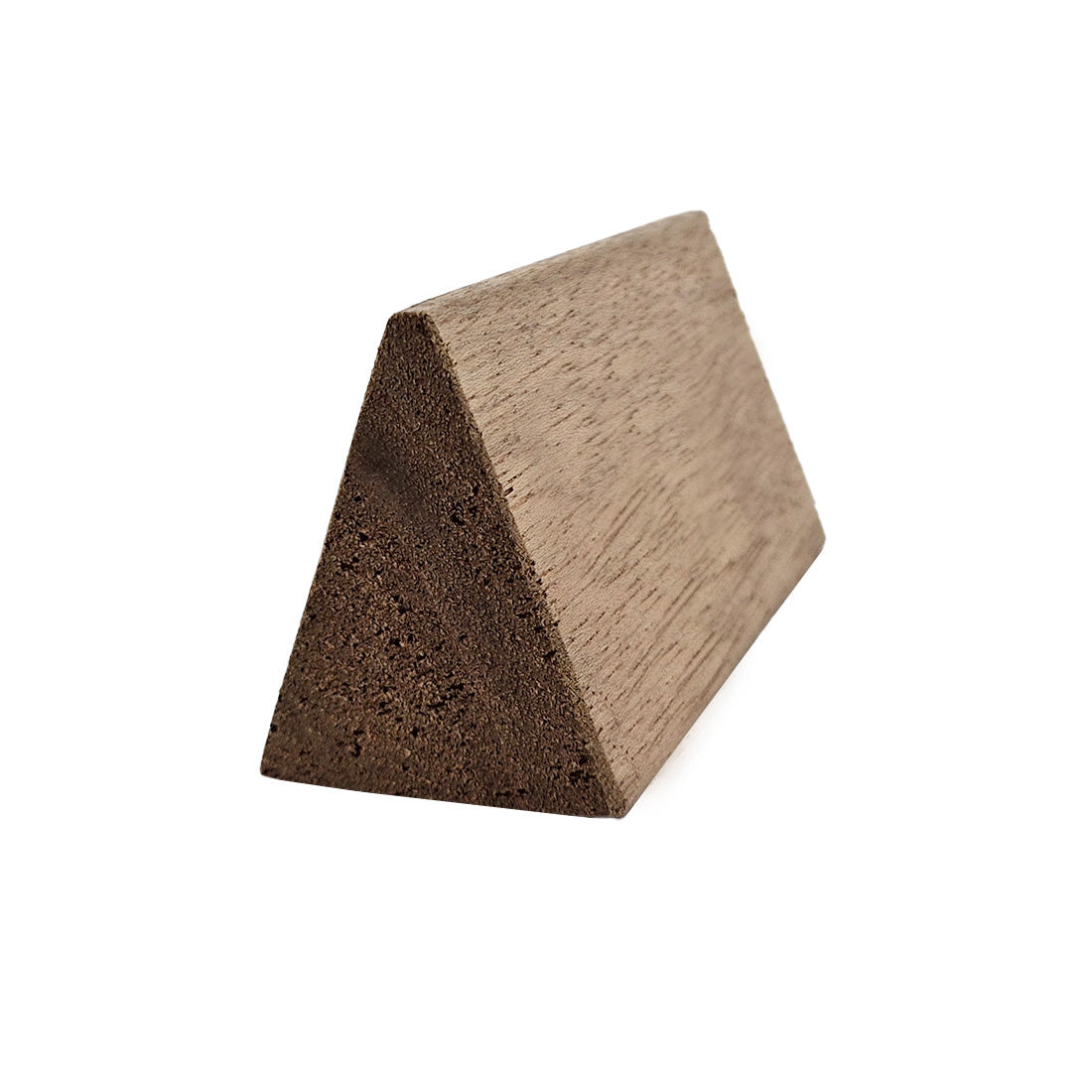 Table Labeling Triangular Blank Meranti Wood Triangle Table Signs | Plain Wood Block Table Signs ...