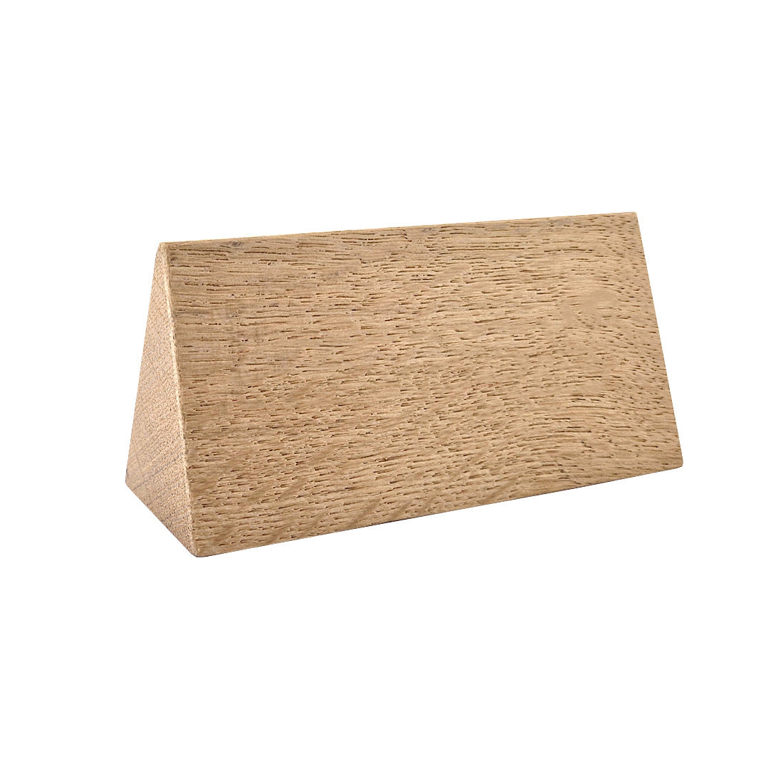 Triangle Table Topper Sign Blank Oak Wood Triangle Table Signs | Plain Wood Block Table Signs ...