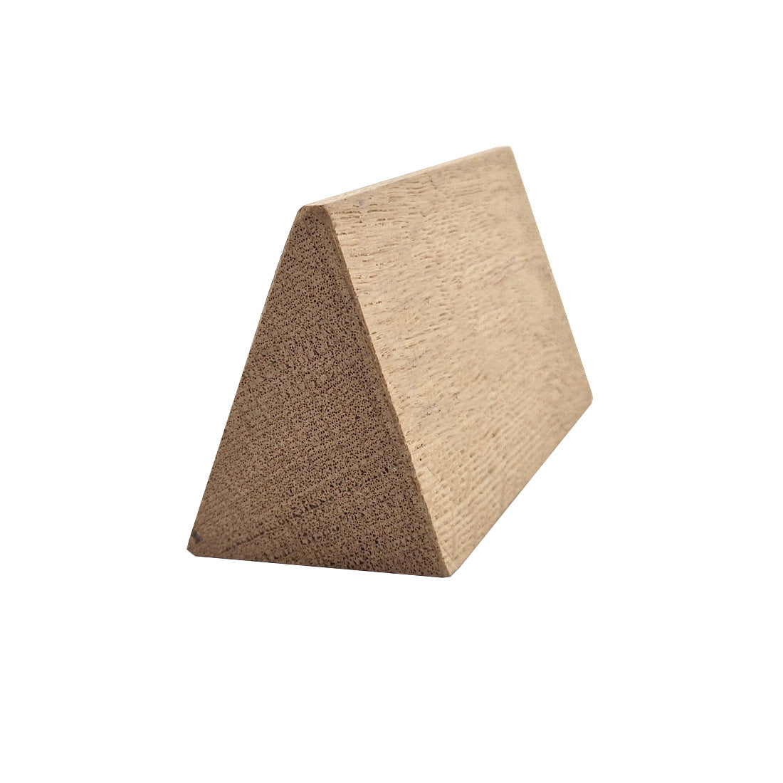 Triangle Table Topper Sign Blank Oak Wood Triangle Table Signs | Plain Wood Block Table Signs ...