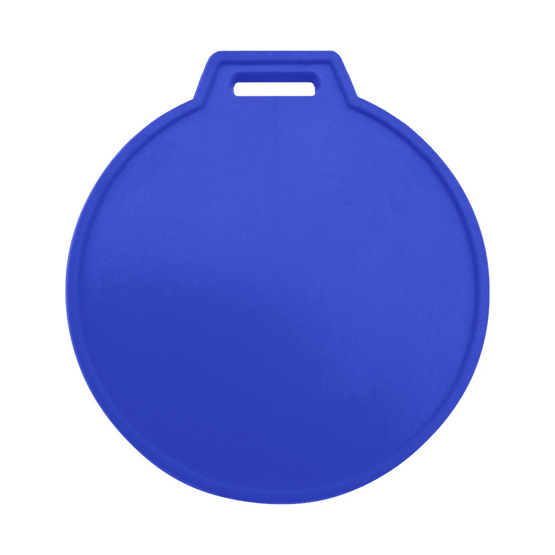 Plastic Round Blank ID Tag Dark Blue