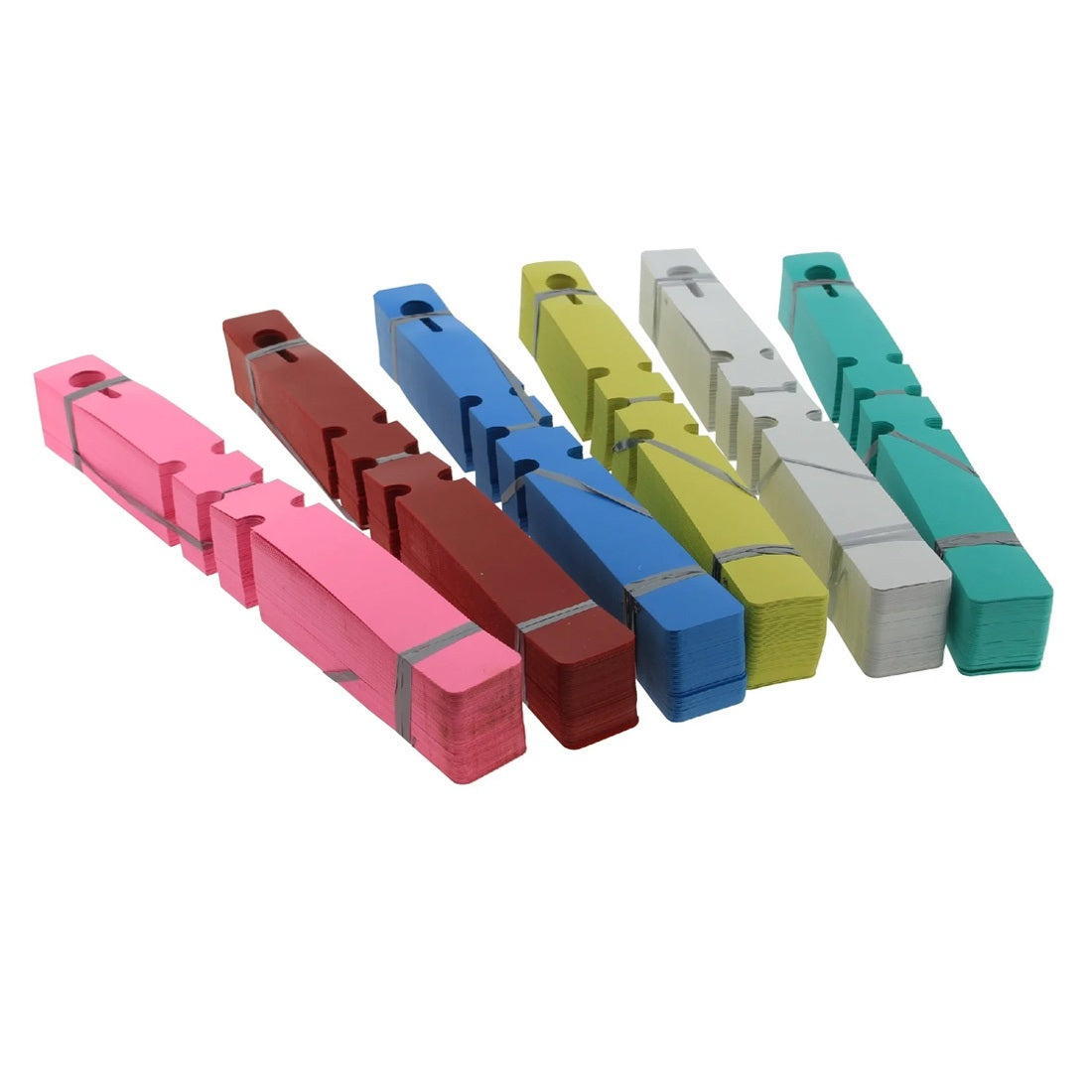 Plastic Wrap Around Plant Tags | Self-Tie Tree Markers 6 Colours ...