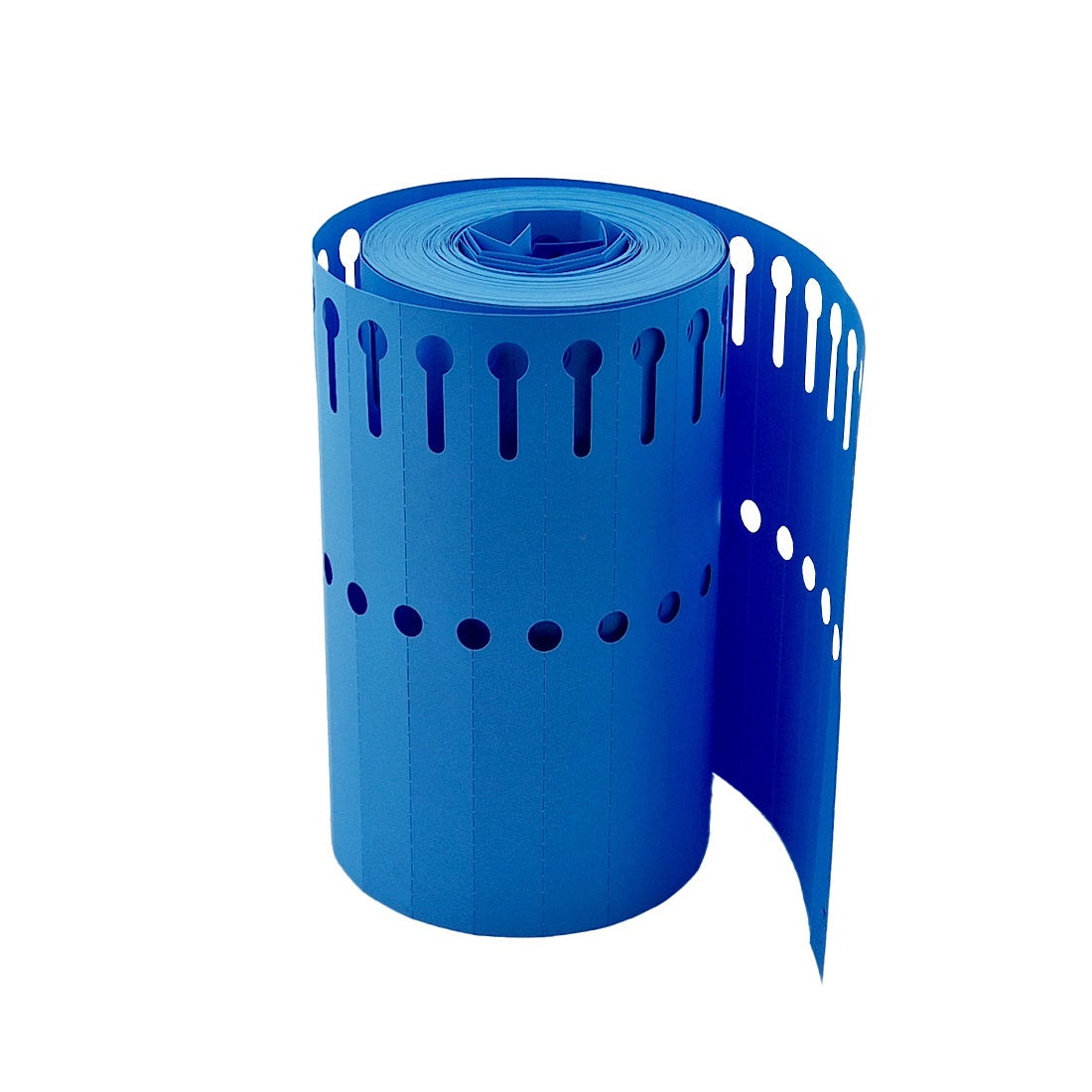 Plastic Plant Wrap Around Labels Blue On A Roll 
