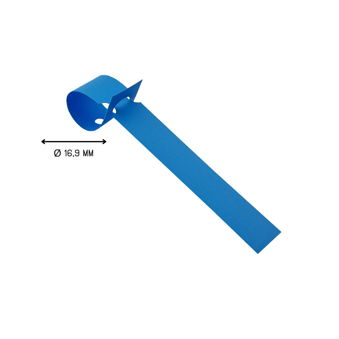 Blue Loop Tags 120x13mm