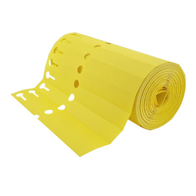 空白の丸型プラスチックハングタグ 85x97mm
