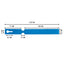 Wrap Around Tags Blue 250x25mm