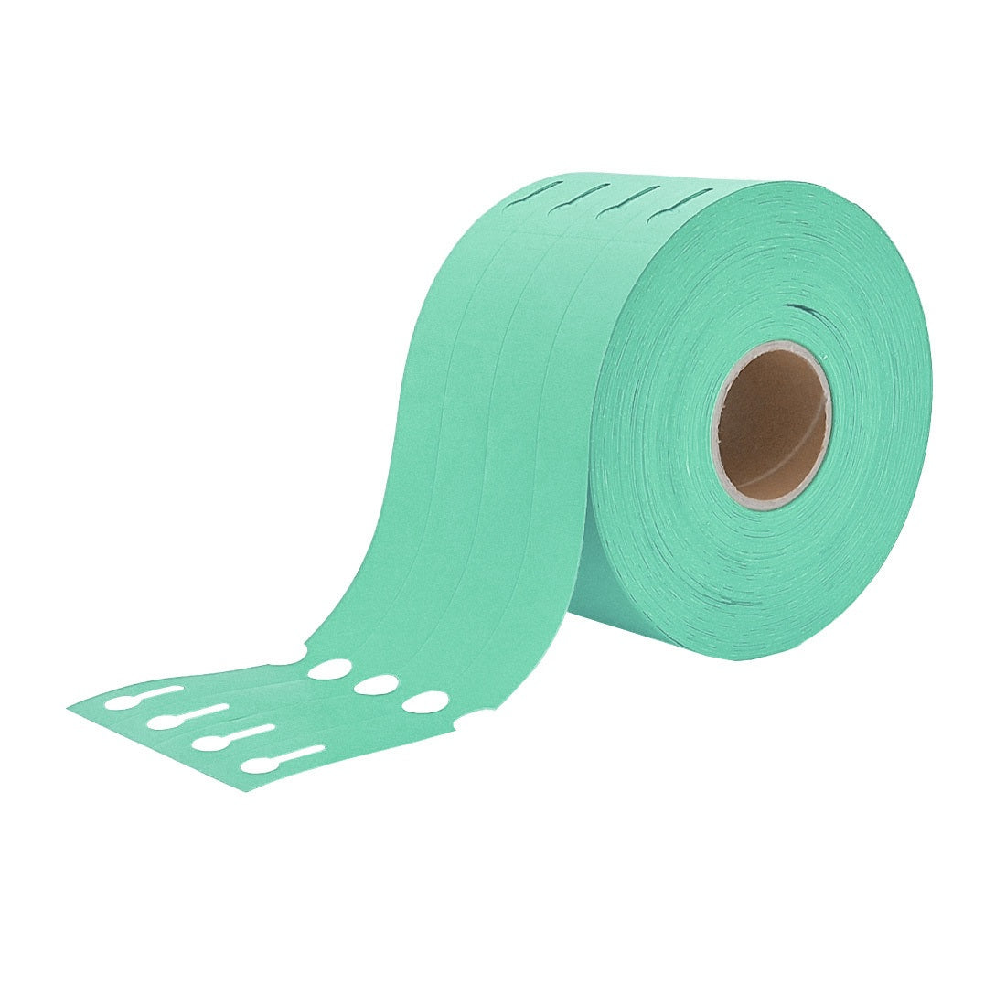 Loop Lock Labels On Roll | Green Self-Tie Plant Tags 250x25mm 4-Across ...