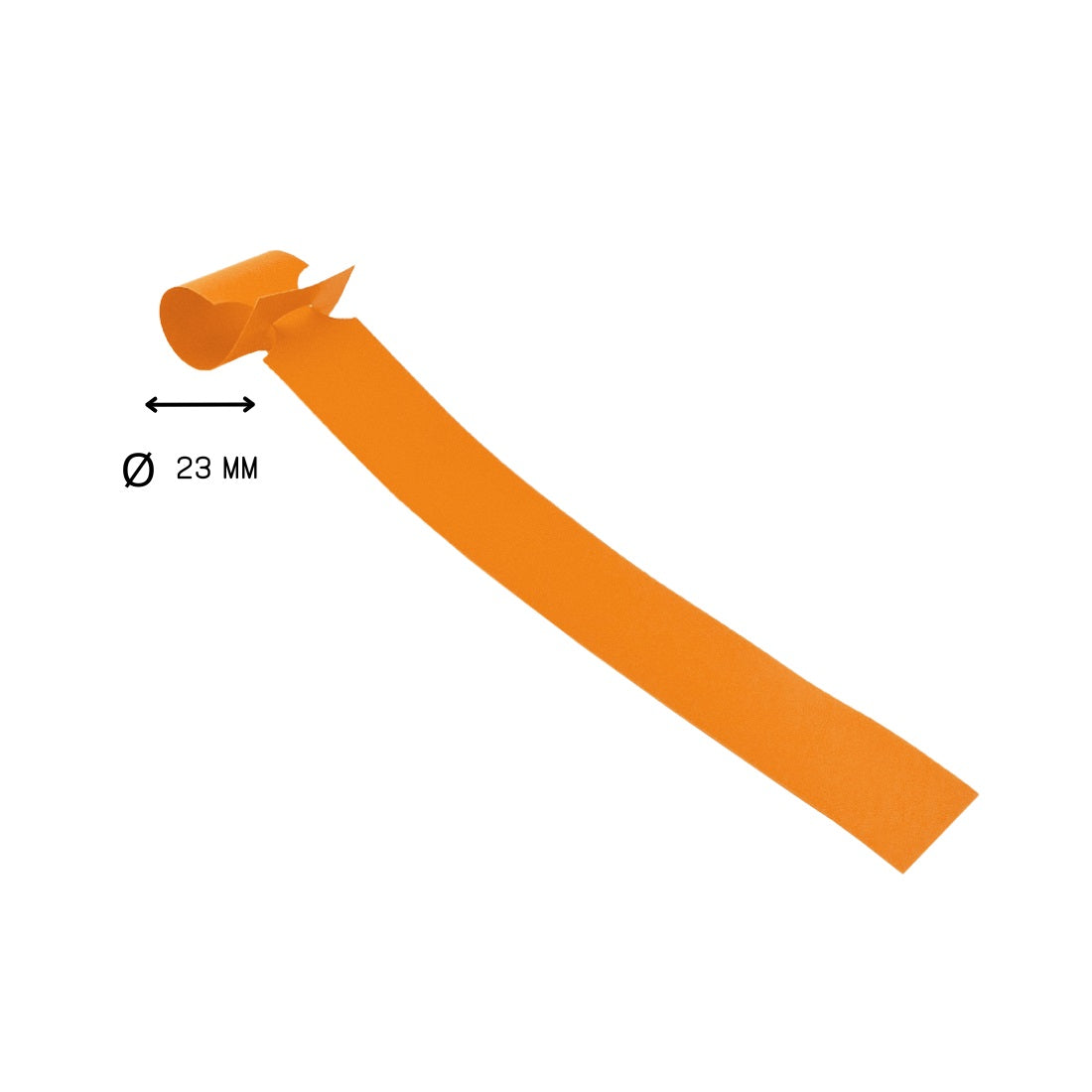 Loop Lock Labels On Roll | Orange Self-Tie Plant Tags 250x25mm 4-Across ...