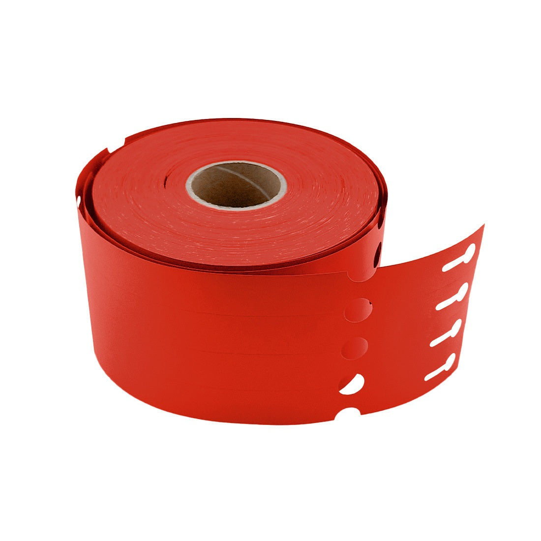 Loop Lock Labels On Roll |Red Self-Tie Plant Tags 250x25mm 4-Across ...