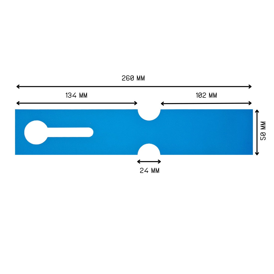 Blue Lock Loop Hanging Tags 260x50mm