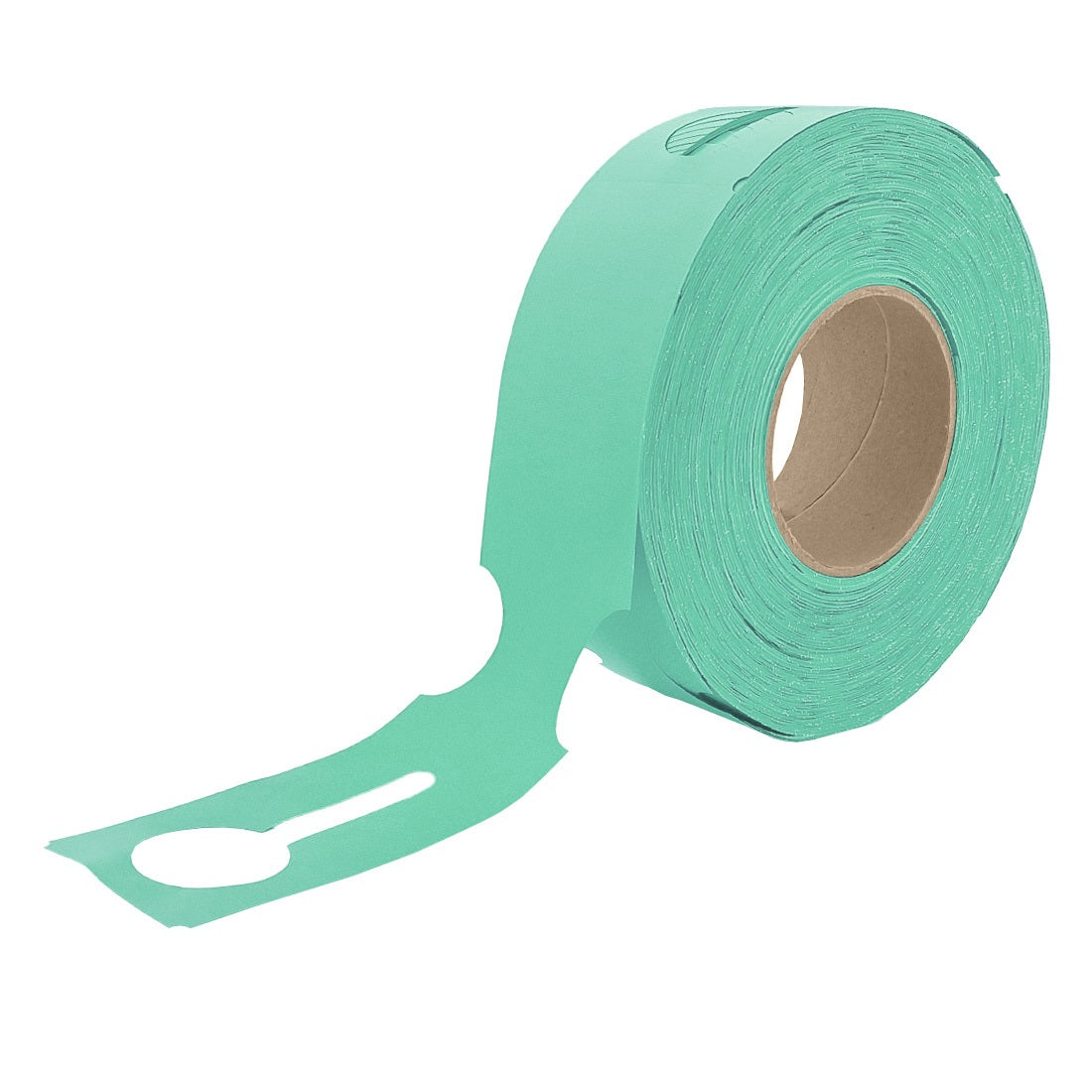 Large Lock Loop Tags Green For Thermal Transfer Printer