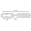 XXL Lock Loop Labels White 381x75mm