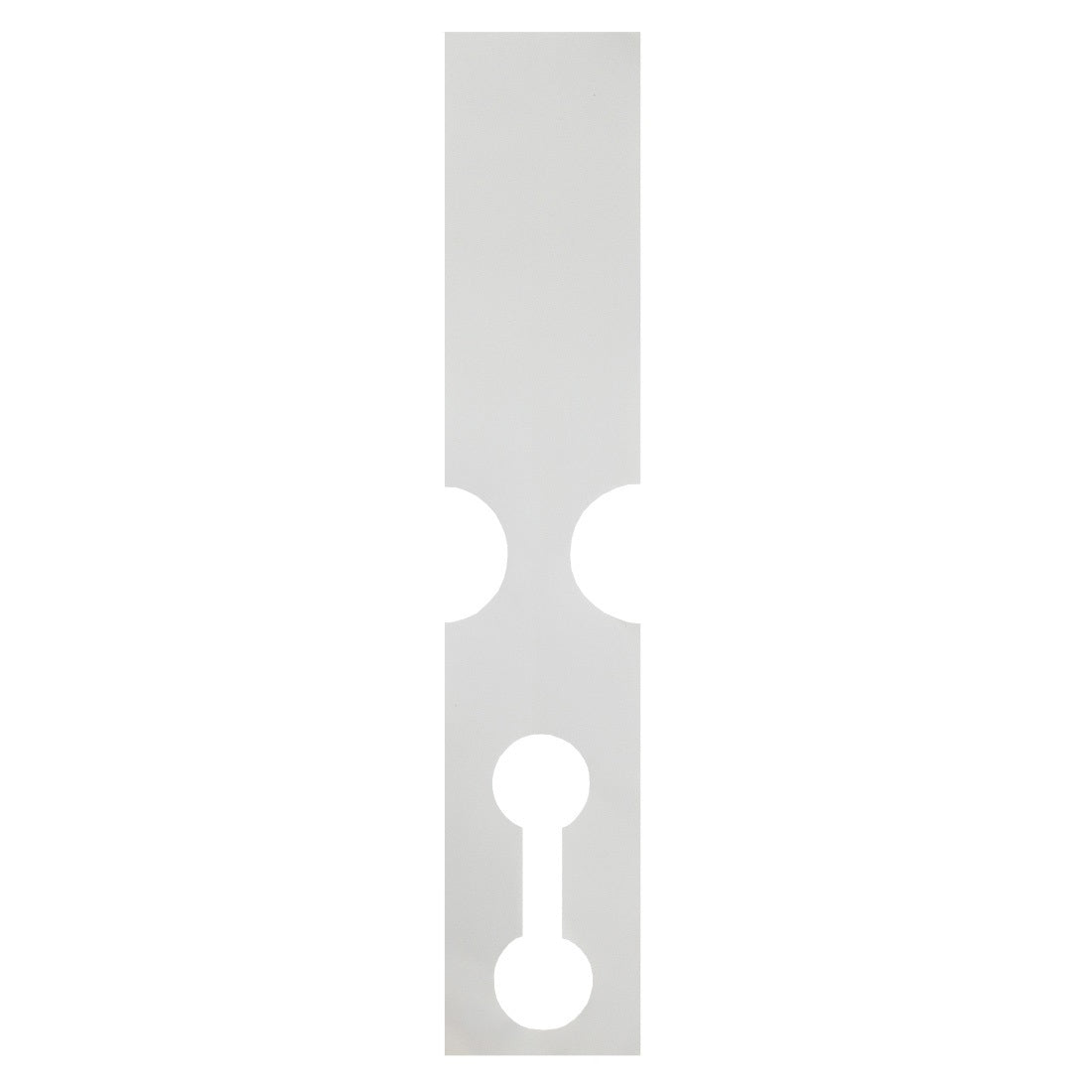 White Wrap Around Tags Extra Large For TT Printer