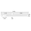 White Tyvek Loop Lock Label 160x12.7mm 