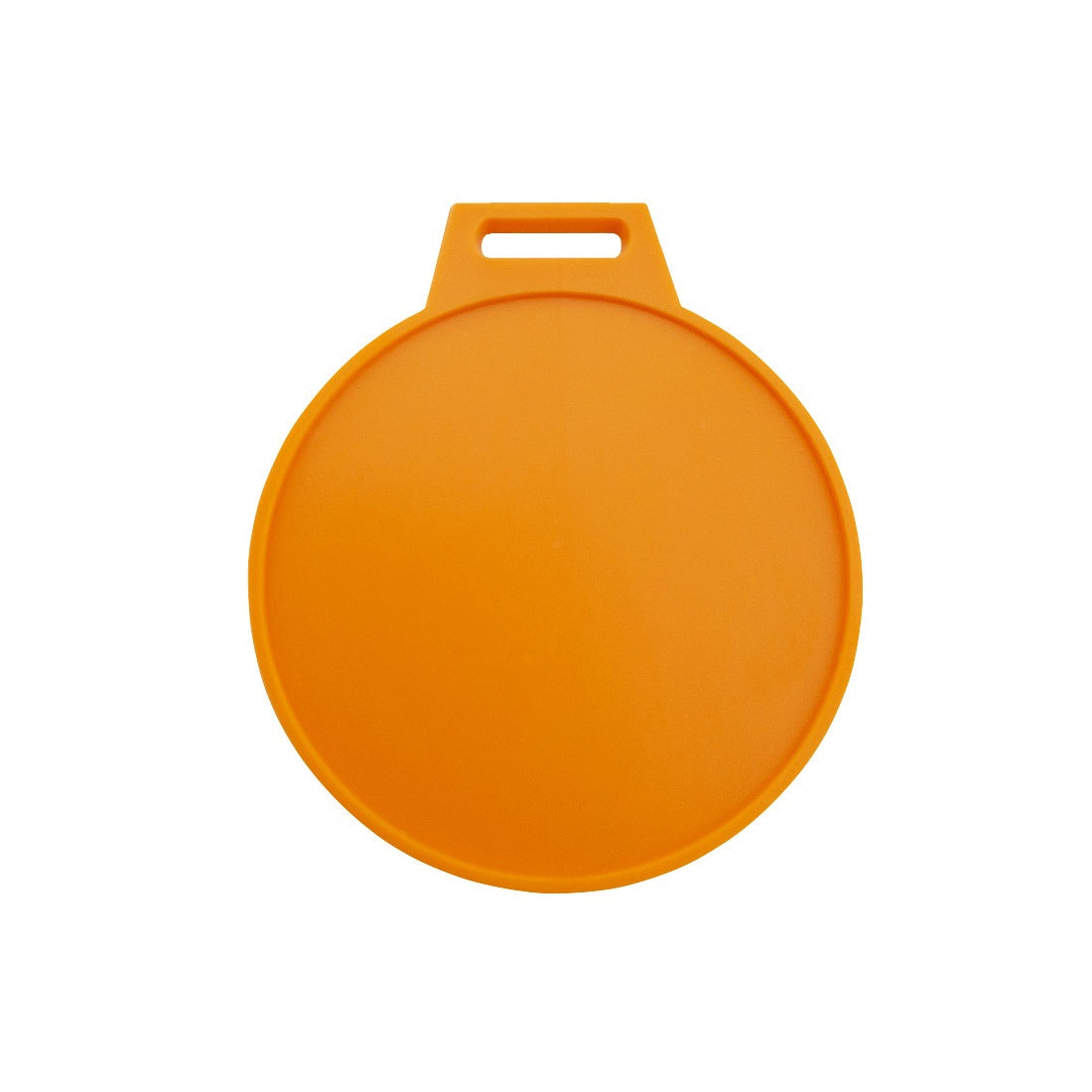 Round Plain Plastic Tags Orange