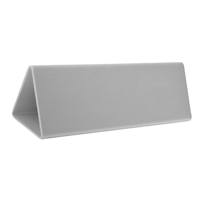 Blank Silver Triangle Table Sign 200x55mm