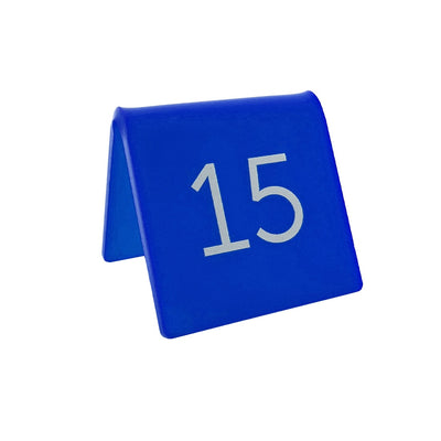 Blue Table Number Signs