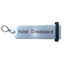 Classic Rectangle Aluminium Hotel Key Tags | 100x30mm | With Text and Number Engraving