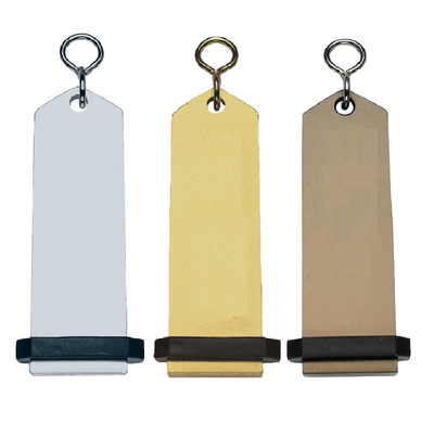 Classic Rectangle Aluminium Hotel Key Tags | 100x30mm | Without Engraving