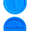 Plastic Drink Break-Off Drink Tokens 29mm