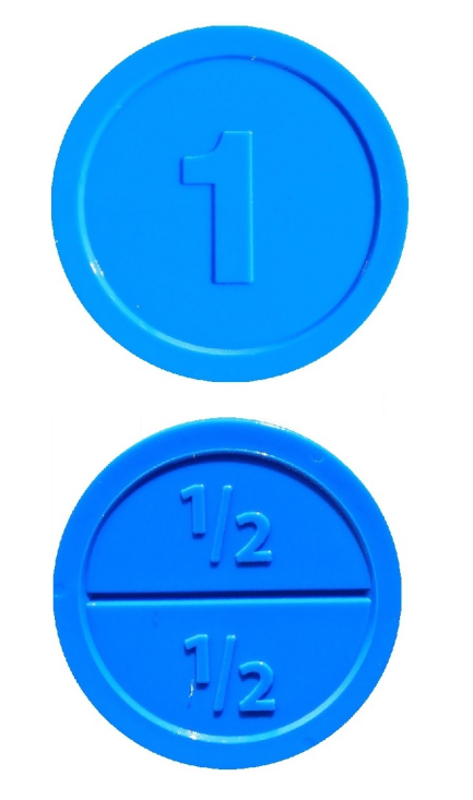 Drink Tokens | Festival Tokens With A Break line | Food Tokens ...