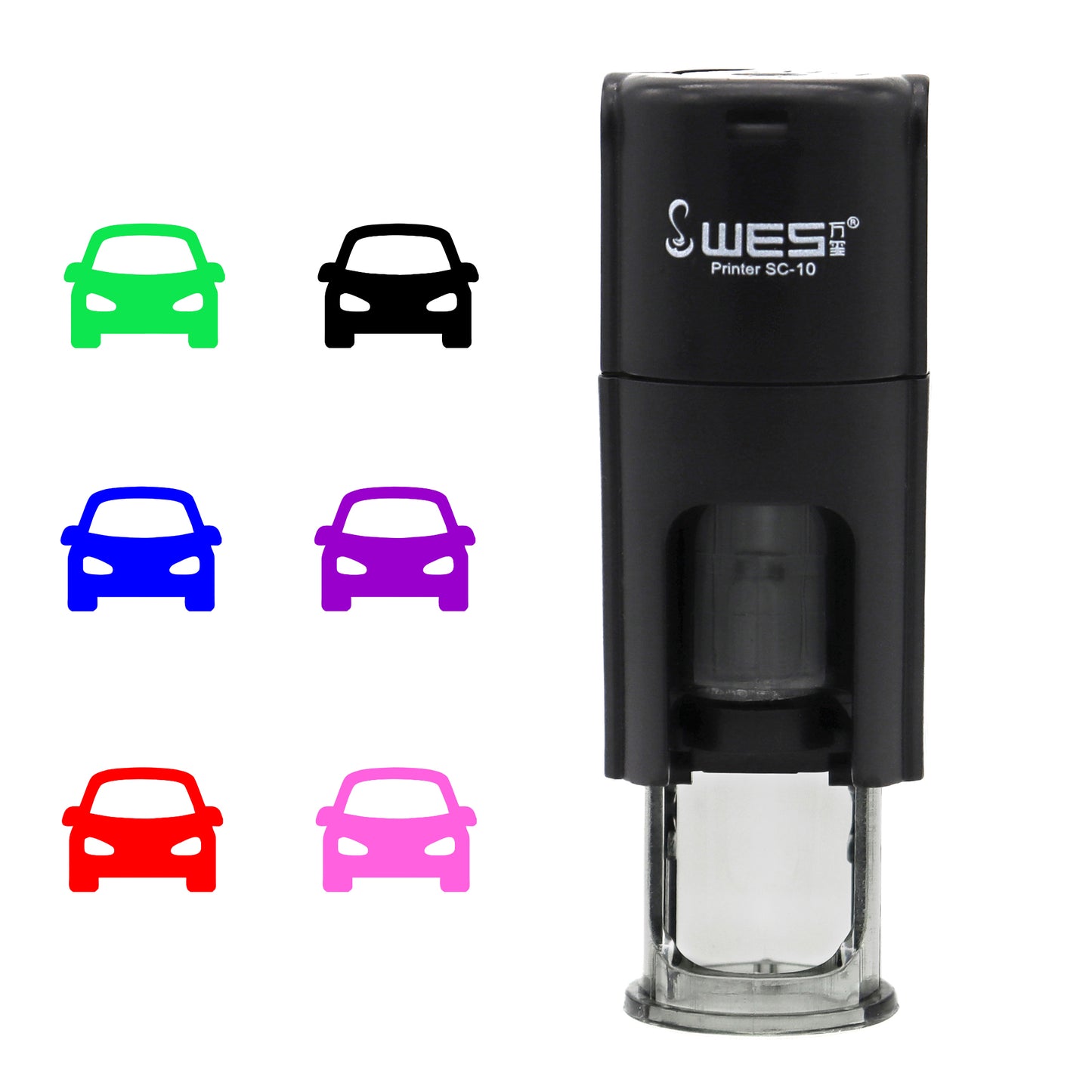 Car Stamp with available ink colour