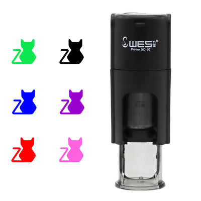 Cat Stamp with available ink colours