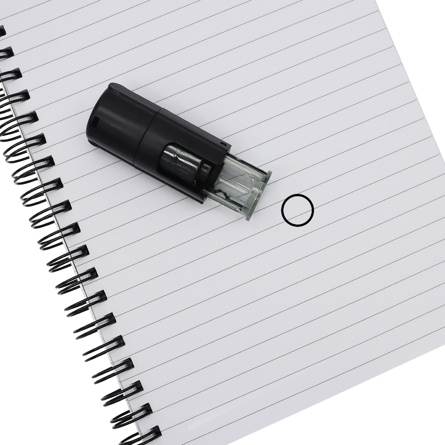 Circle Stamp In Notepad