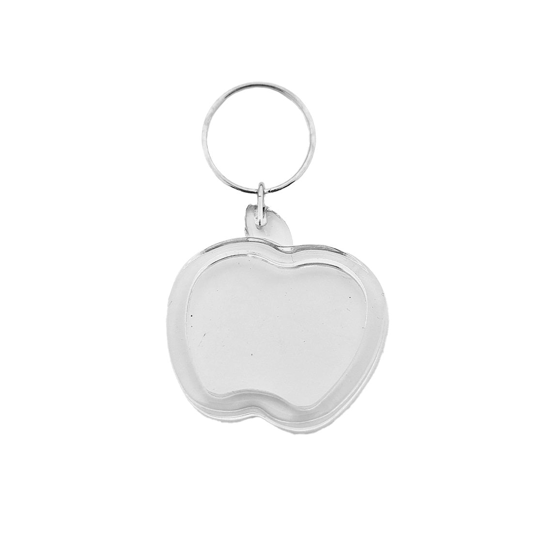 Clear Acrylic Photo Frame Key Tags Apple Shape