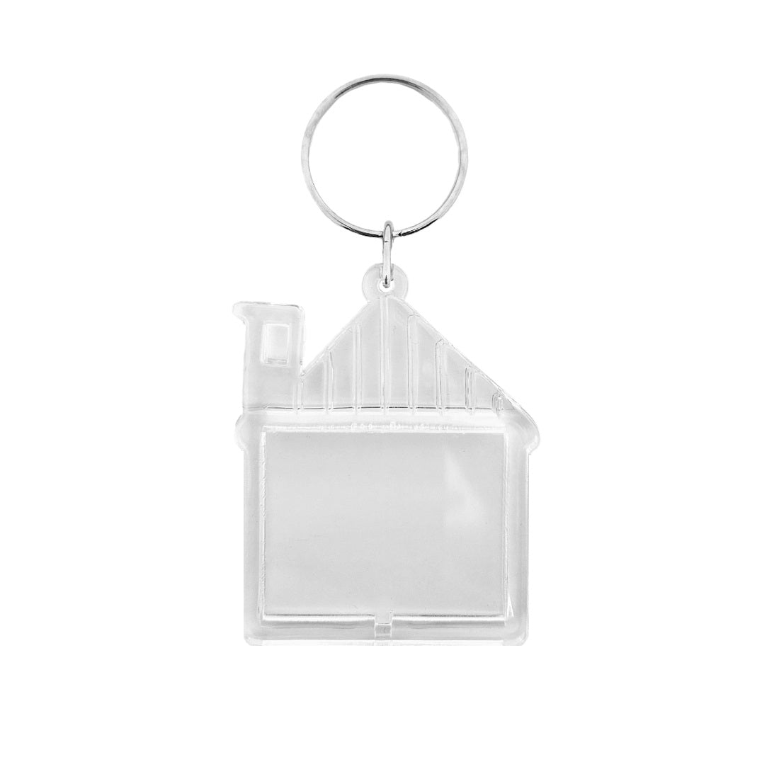 Acrylic Photo Frame Key Tags | House-shaped Clear Acrylic Label Window ...