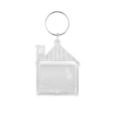 Clear Acrylic Photo Frame Key Tags 43x53mm