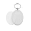 Clear Acrylic Photo Frame Key Tags Ribbed Edges