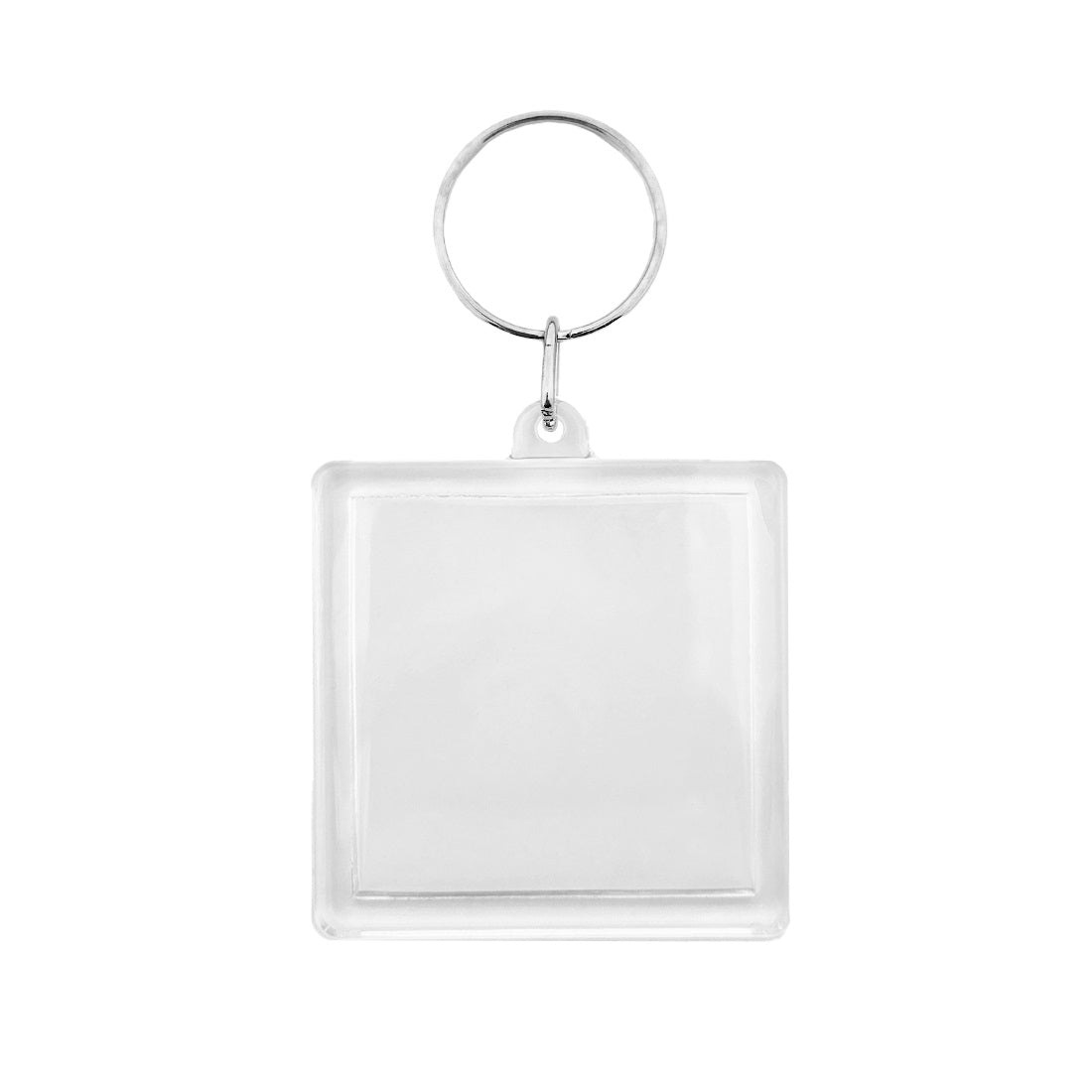 Acrylic Photo Frame Key Tags | Square Clear Acrylic Label Window Key ...