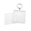 Clear Acrylic Photo Frame Key Tag 50x50mm